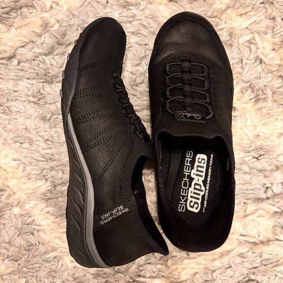 Skechers Women Hands Free Slip-Ins Relaxed Fit Breathe-Easy Roll-With-Me Sz 7.5 - Picture 3 of 9
